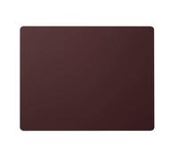 Set de table rectangulaire NUPO en cuir recyclé LINDDNA 45 x 35 Bordeaux