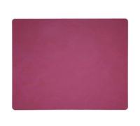 Set de table rectangulaire NUPO en cuir recyclé LINDDNA 45 x 35 Framboise SC