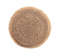 Set de Table Rond en Paille ""Oslo"" 38cm Naturel
