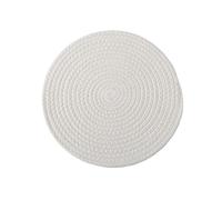 Set De Table Rond Napperon tissé 11/18/24/30, Tapis de Table Rond, Serviette Salle à Manger, antidérapant, résistant la Chaleur, Coussin Dessous Verre