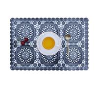 Set de Table Set de Table Blanc brodé en Dentelle for Mariage, Dessous Verre, Tasse à thé, napperon(02)