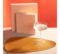 Set de table Set de table Sous-verre Tapis de table Tapis de table FEMELO Sous-verre de salle à manger Moutarde 38 cm HOMLA