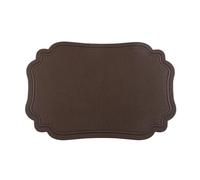 Set de table Sets de table en cuir forme irrégulière, imperméables, for tables cuisine et cafés(Square coffee,10pcs 30x45cm)