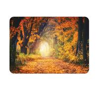 Set de Table Souple Dessous en liège Napperons Foret d'Erables dans Le Soleil Levant Paysage Naturel Automne - Grand Format 39,5 x 28,5 cm
