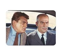 Set de Table Souple Dessous en liège Napperons Louis De Funès Fantomas Acteur Photo de Star Célébrité Français Vieux Cinéma Original 1 - Grand Format 39,5 x 28,5 cm