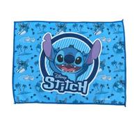 Set de table Stitch bleu en tissu Disney lavable et résistant à la chaleur 40 x 30 cm, 100 % polyester