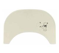 hauck Set de Table Enfant Silicone, Compatible Plateau Bebe Repas Alpha Click Tray pour Chaise Haute Bébé en Bois Alpha+ et Beta+, Lavable, Antidérapant, Anti-salissures, Beige Winnie L'Ourson