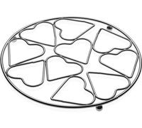 Set de table versa coeurs métal acier (20 x 1 x 20 cm)