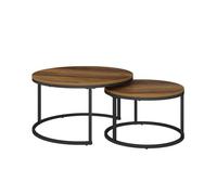 Set de tables basses Montreal, 77x40cm 2 pièces, Bois, Vicco 41524