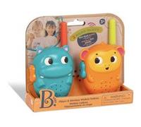 Set de talkie-walkies hippo et singe