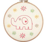 Set de tampons "Best Friends Collection Linen Mammy Elephant" pour l'ancre de bordure, dia 17 cm