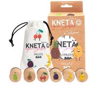 Set de tampons en bois, activité créative parent-enfant, fruits multicolor TU