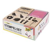 Set de tampons en bois 'Summer', 13 pièces