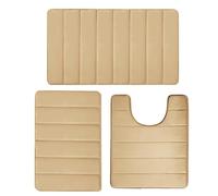 Set de tapis de bain | Ensemble de tapis de toilette absorbants d'eau épais, tapis d'entrée de bain, idéal pour les restaurants, les gymnases, les coiffeurs, les salles de bains et l'utilisation à la