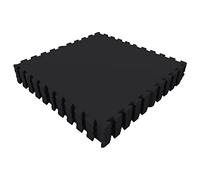 Set de tapis de protection Gorilla Sports -8 Tapis de protection du sol en différentes couleurs 60 x 60 cm | Tapis de protection du sol. Tapis puzzle, noir