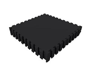 Set de tapis de protection Gorilla Sports -8 Tapis de protection du sol en différentes couleurs 60 x 60 cm | Tapis de protection du sol. Tapis puzzle, noir