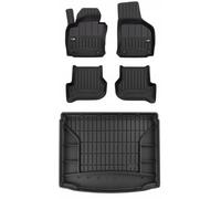 SET de tapis de sol en caoutchouc 3D pour VW Golf Plus 2005-2014 T