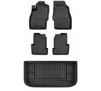 Set de tapis en caoutchouc 3D pour Opel Adam HB 2012-2019