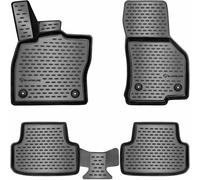 Set De Tapis En Caoutchouc 3D Pour SKODA KAROQ 2017-2025 (NU7) - Noir