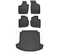 Set de tapis en caoutchouc 3D pour Skoda Rapid LB 2012-2018