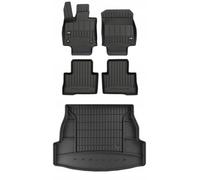SET de tapis en caoutchouc 3D Toyota RAV4 5 Hybride à partir de 2019-