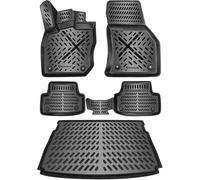 Set De Tapis En Caoutchouc + Tapis De Coffre Pour VW GOLF 8 2020-2025 ELMASLINE