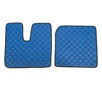 Set De Tapis En Similicuir Bleu Pour Man Tgx (09/07-12/17) Intérieur Camion