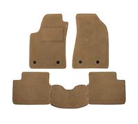 Set de Tapis fabriqué pour Ferrari F40 année de 1986 à 1999 en Moquette Tissu de Velours Lavable, fabriqué en Italie avec Beige