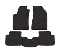 Set de Tapis fabriqué pour Lancia Ypsilon de 2003 à 2011 en Moquette Automobile, fabriqué en Italie, Couleur Grise
