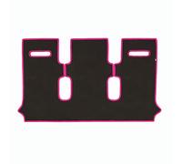 Set de Tapis réalisé pour Renault Express 2 Places année de 1993 à 2014 en Moquette Lavable, Couleur Gris et Bords Fuchsia