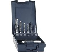 Set de tarauds combinés Exact 05910 7 pièces métrique M3, M4, M5, M6, M8, M10 coupe à droite N/A HSS 1 set