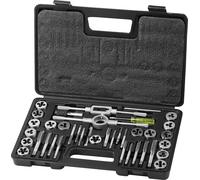 Set de tarauds VEVOR Tarauds machine 40 pièces, tarauds à carottes Set de tarauds en acier à roulement Tarauds machine y compris 17 x tarauds