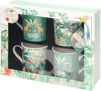 Set de tasses exotiques 4 pcs.