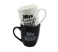 Set de tasses «Mr and Mrs Always Right»