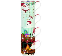 Set de tasses Santa By The Fire
