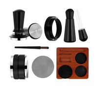Set de tasseur à café | 7 Pièces Ergonomique Antidérapant Universel - Entonnoir Doseur, Tasseur et Niveleur,pour Cuisine Atelier Comptoir Bar Bureau Magasin