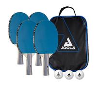 Set de tennis de table - JOOLA - Team School FR - 4 raquettes - bleu & noir - pour école et loisirs