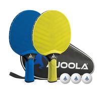 Joola Set de tennis de table Vivid Outdoor 2 raquettes 3 balles sac Jaune