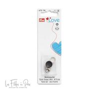 Set de tête de pose - Color Snap love 9mm - Blanc - Prym - Complément pour pince Vario