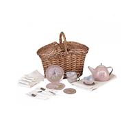 Set de the princesse dans un panier en osier