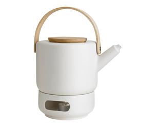Set de théière et réchaud Theo Teapot 1.25L HxØ 16x22cm