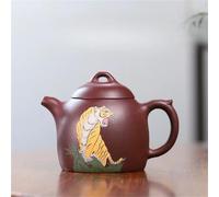 Set De Théière Et Tasse De Noël Pot Bête Bon Augure Fait Main Minerai Brut Bouilloire Boue Violette Service Zisha Articles Thé Cadeau, Boutique Yixing Théières Argile 240ML
