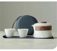 Set De Théière Et Tasse De Noël Service À Thé Domestique De Voyage, Sac Portable D'extérieur, Ondulé, Fournitures 1 Pot, 2 Tasses, Théière Et(Type-E)