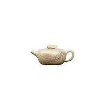 Set De Théière Et Tasse De Noël Service À Thé Kung Fu 13.1x5.6cm, Théière En Argile Violette Faite La Main, Originale, Boue Verte Minérale, Cigale Gazouillante