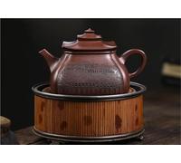 Set De Théière Et Tasse De Noël Service À Thé Kung Fu, Théière En Argile Violette Faite La Main De 380ml, Réservoir Fond Collection, Palais Du Potala Transparent