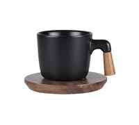 Set De Théière Et Tasse De Noël Théière Transparente Résistante À La Chaleur, Service Thé De Style, Poignée En Bois, Céramique, Verre Borosilicate Épais(Type-A)