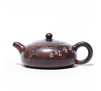 Set De Théière Et Tasse De Noël Théière Zisha Minerai Brut Fait La Main, Service À Thé Authentique, Bouilloire Pour Cérémonie, Argile Violette Personnalisée 150ml Célèbre