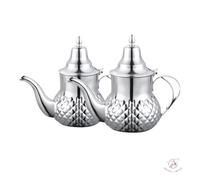 Set de théières - Royal Swiss - Argent - Acier inoxydable - 1.2L et 2L - Pour adultes