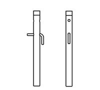 Set de tiges d'extension en acier pour Eiermann Richard Lampert - LAMPERT EIERMA STAEB