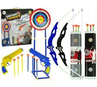 Set de tir Bouclier d'arc sur pied 134 cm Tula Pistolets
